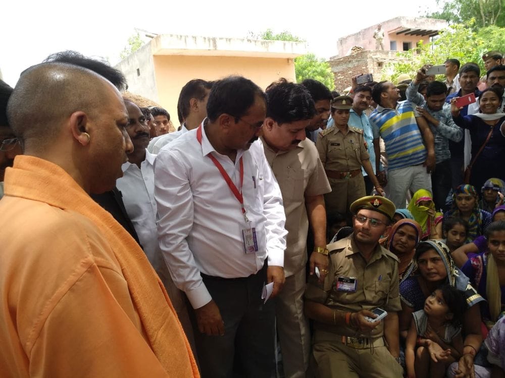 chief minister yogi adityanath visit in kasganj 