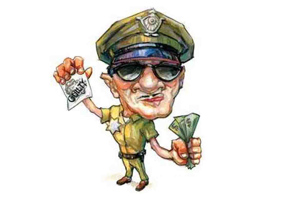 up police bribe rate card: black money fills cops pocket, most police station run some illegal work