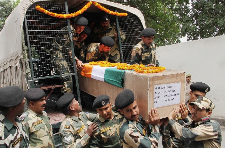 BSF jawan devendra singh baghel martyr in ceasefire violation