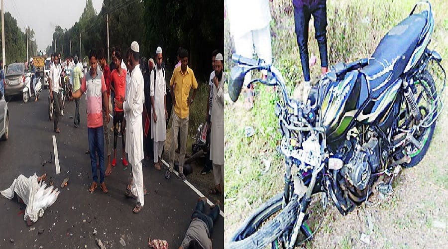 Road accident in Saharanpur, Two youths die, one child injured