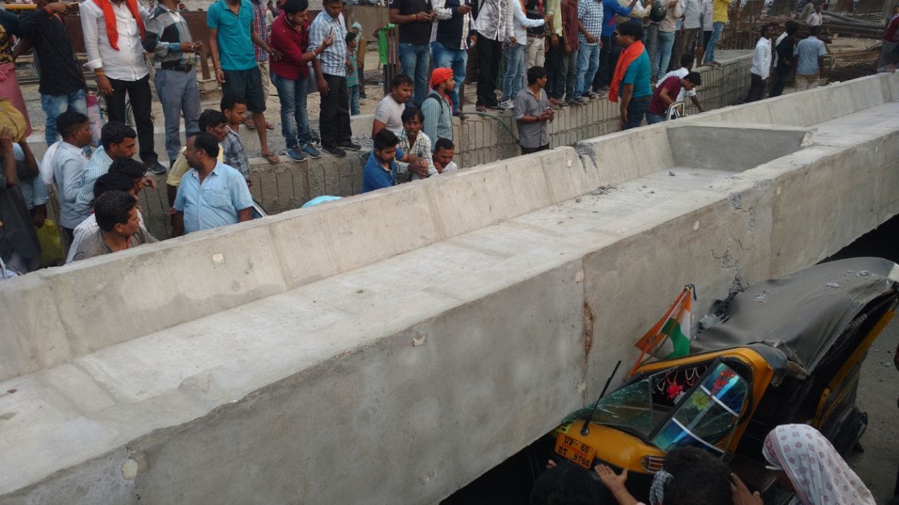 Major accident in varanasi overbridge collapse