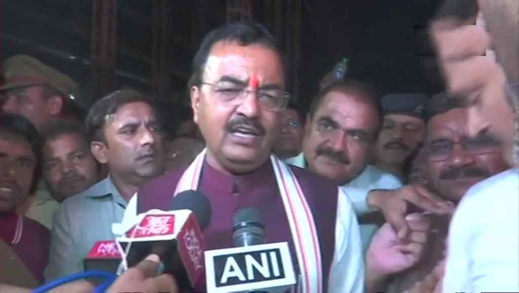 varanasi flyover collapse keshav prasad mourya came hospital 
