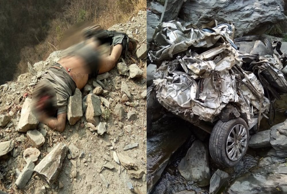 Accident in pauri one family three people killed photos