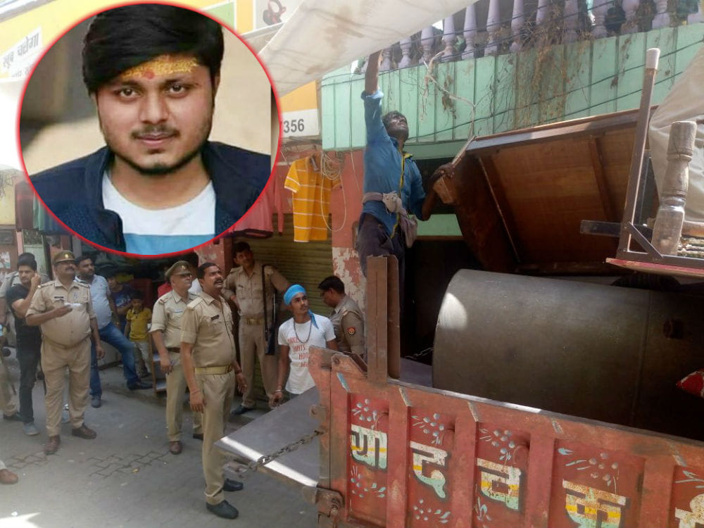 police action against accused of chandan gupta murder in kasganj violence