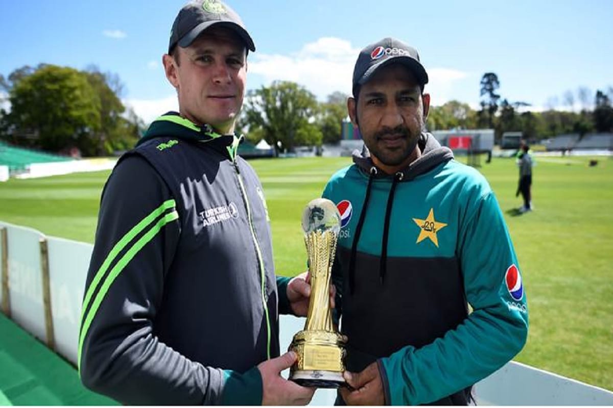 pakistan beat ireland by five wickets in debute test match