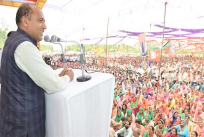 cm jairam thakur announcements during jaswan pragpur kangra tour