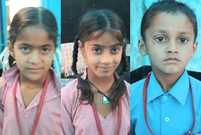 Government Promary School running in tent in kangra himachal pradesh