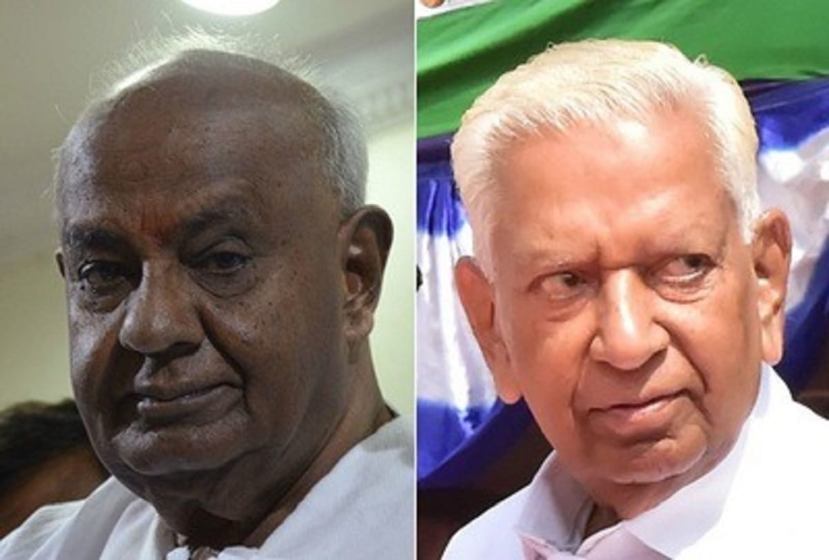 Time has been repeated after 22 years, then HD Deve Gowda, now Vajubhai has the Political key       