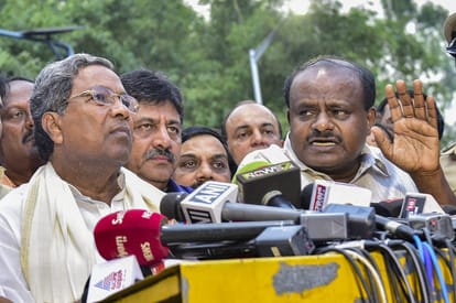 BJP government fall in Karnataka two and a half days