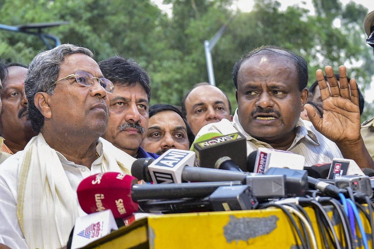 Kumaraswamy will meet rahul and sonia gandhi discussion over karnataka cabinet