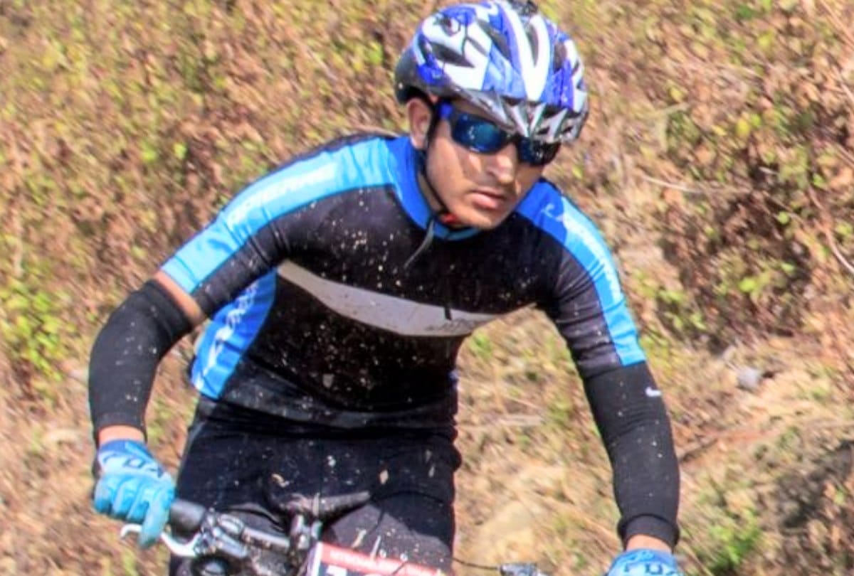 naman second rank in cycle racing event in chandigarh