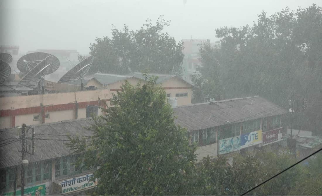 Rainfall alert for 24 hours during hot weather temperature in uttarakhand