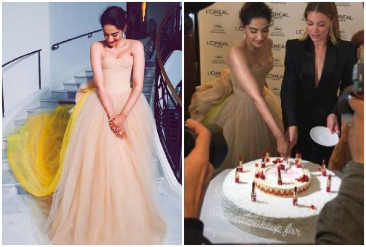sonam kapoor celebrate her marriage at cannes