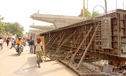 setu nigam MD removed from his post over flyover collapse in varanasi.