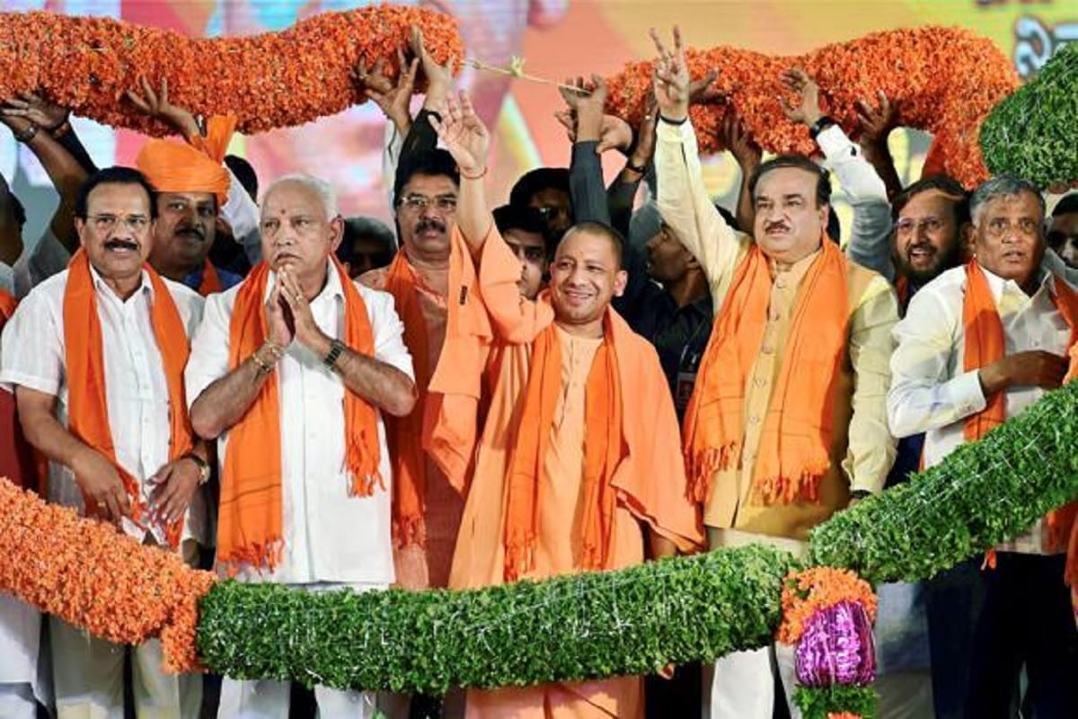 Yogi magic in Karnataka, party won seats on that places where he done rally and road shows
