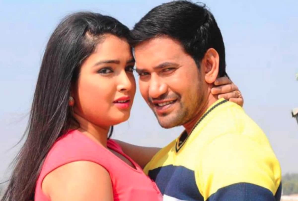 bhojpuri actor nirahua and amrapali dubey upcoming song teaser released 1 lakh view