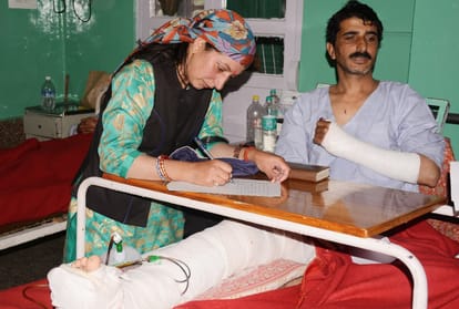 Man beaten-up  by CM OSD Sishu Pal Dharma relaitives