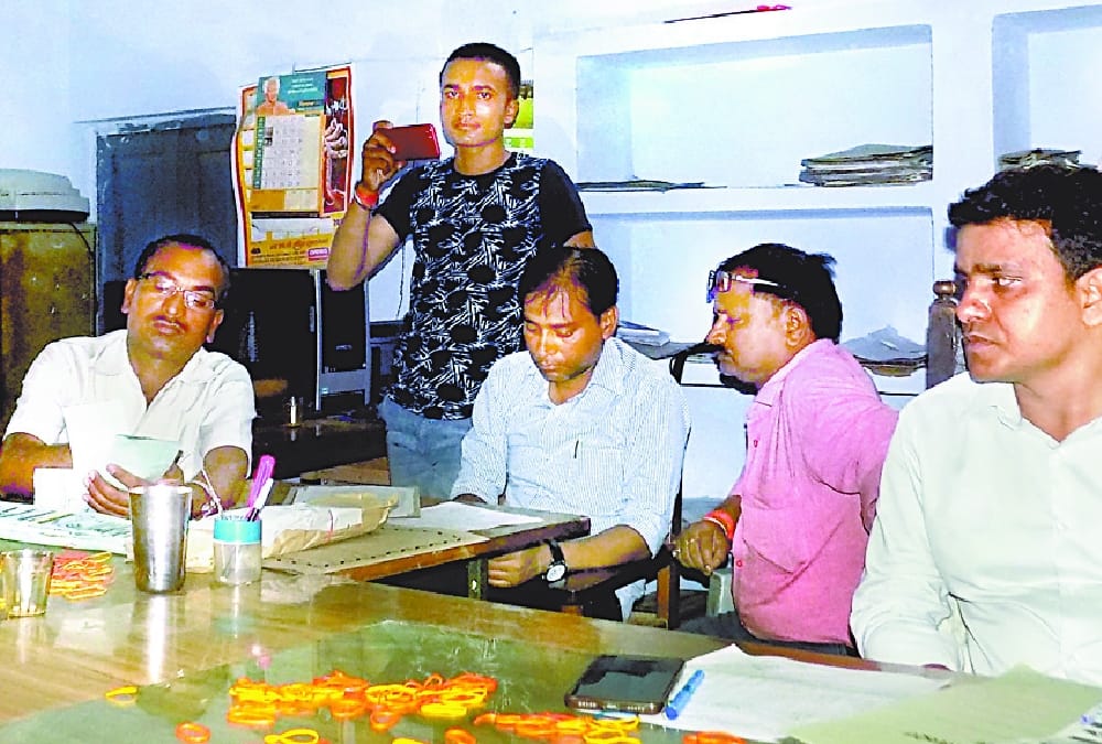 vote recounting in village panchayat kailee.