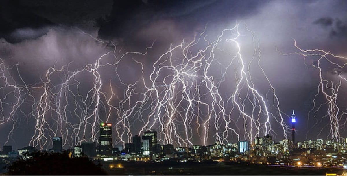 Thunderstorm and Monsoon in north east india 