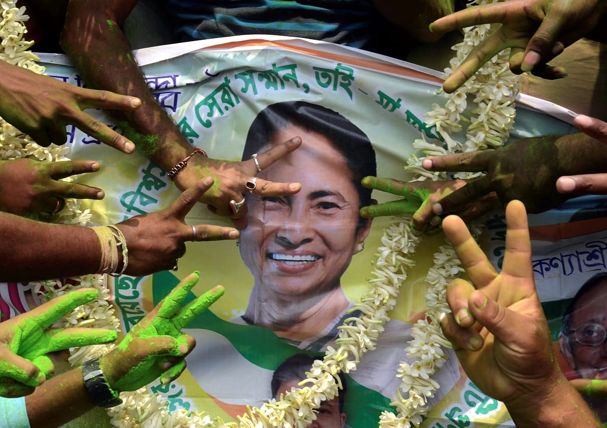 West Bengal panchayat election results: Trinamool looks set to sweep polls, BJP distant second