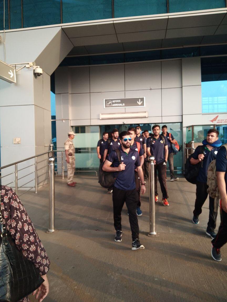 afghanistan cricket team reach dehradun t20 match 