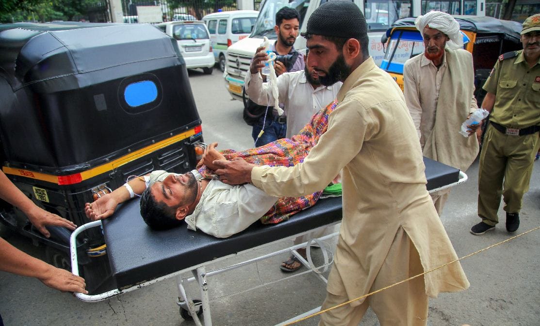pictures of ceasefire violation in rs pura and arnia sector jammu kashmir