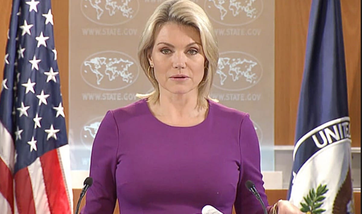 Heather Nauert said Hafiz Saeed is out in the open and its a tremendous concern to US