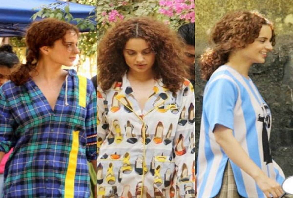 Kangana Ranaut new look as a cop from Mental Hai Kya sets goes viral