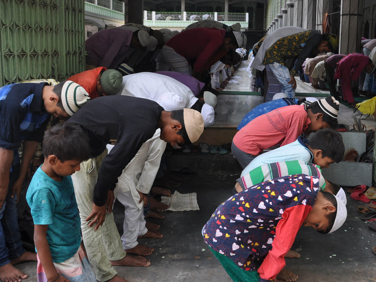 Namajee on the first jumme of Ramadan