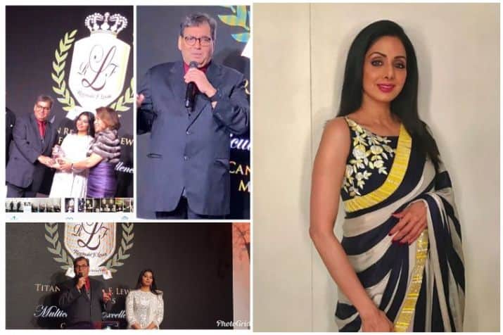 Sridevi honoured at Cannes Film Festival 2018 Subhash Ghai recieve award on behalf of family