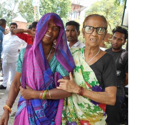 Bakharpur village was seriously injured in accident
