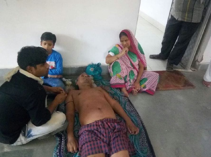 wife seeks help from DM for treatment of sick husband
