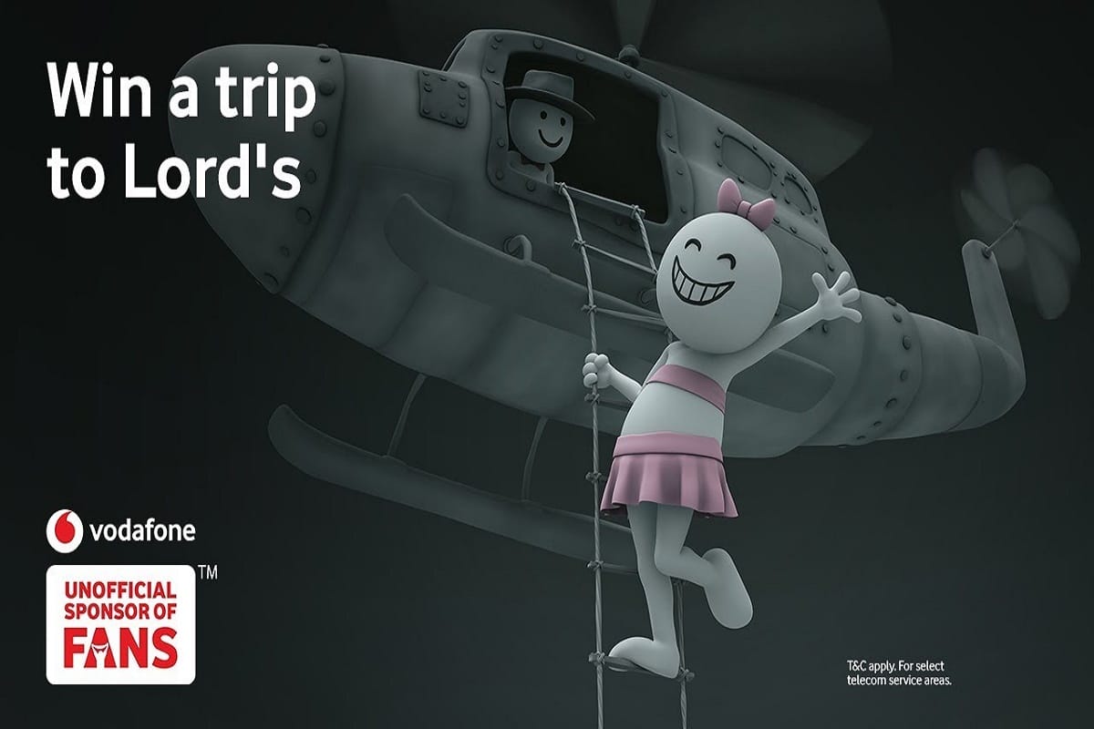 vodafone Unofficial Sponsor of Fans
