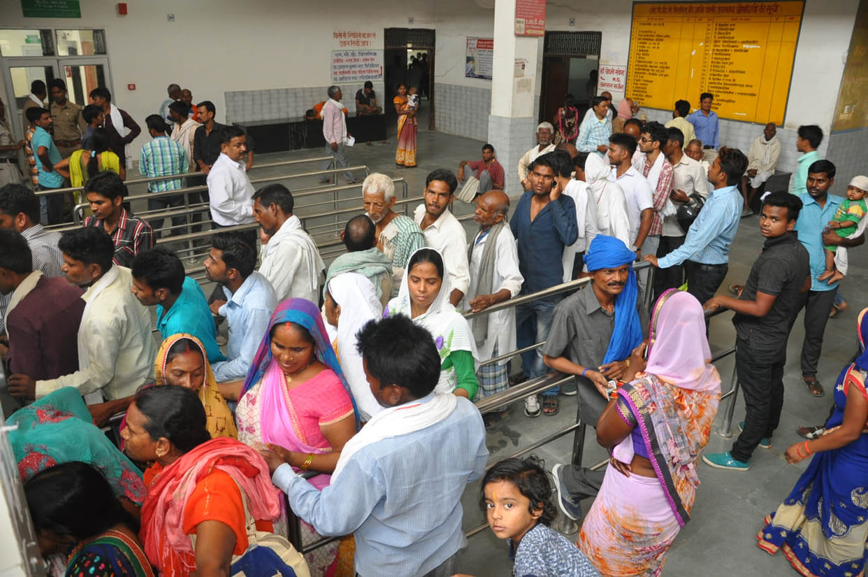 People suffering from vomiting