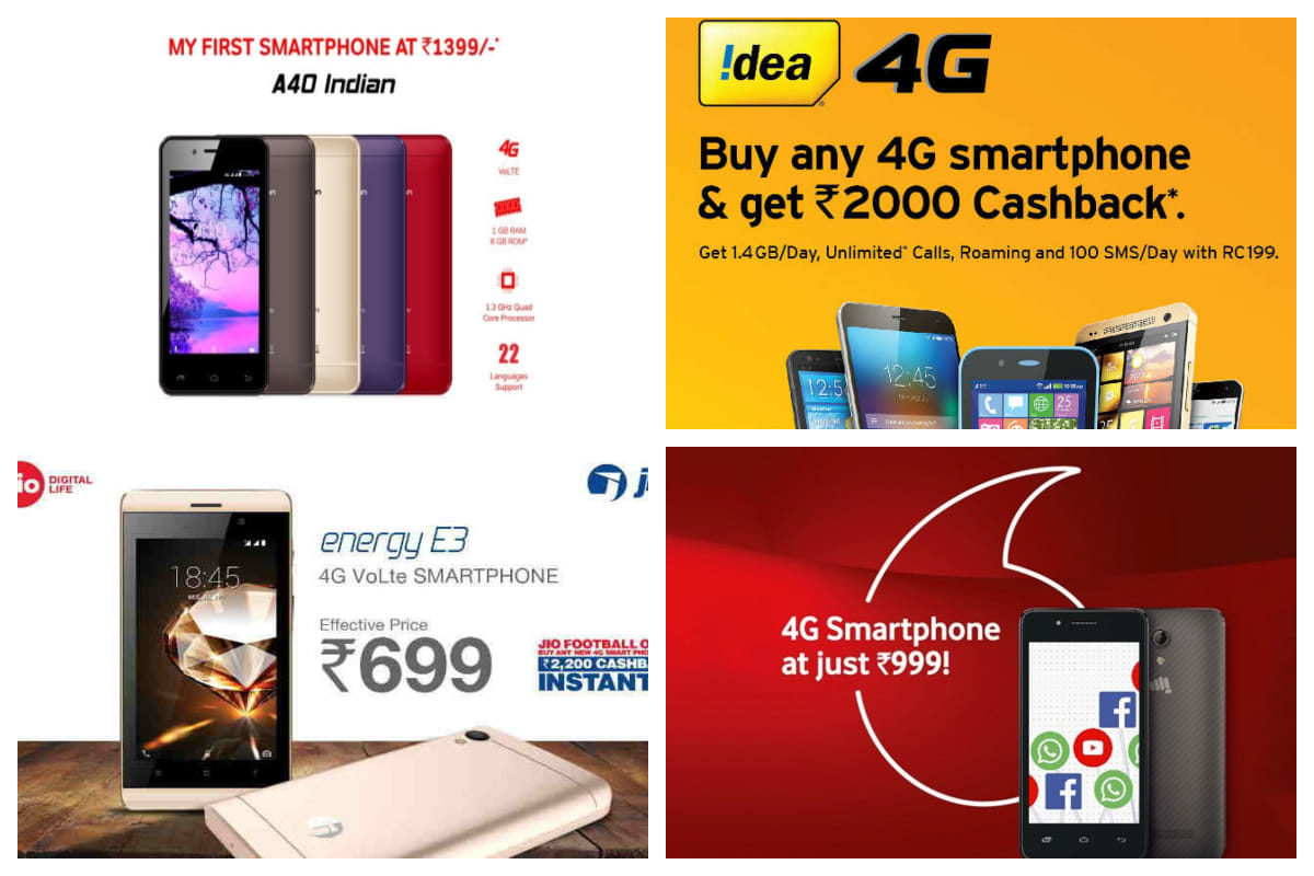 Cashback on 4G Smartphone by Airtel, Jio, Vodafone, Idea is very complicated offer, Know the truth
