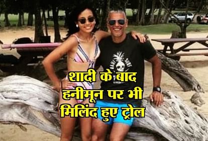movie actor milind soman trolls for sharing photo of wife ankita in bikini