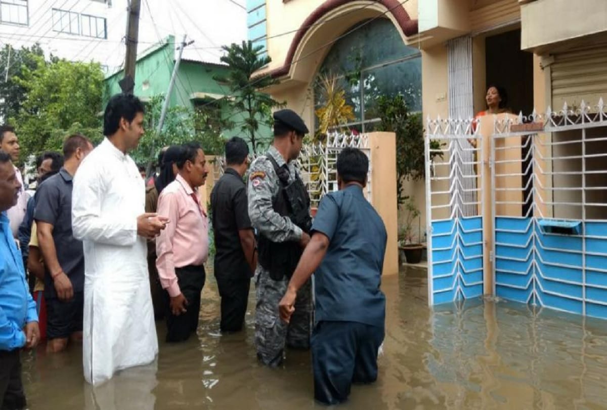 CM Biplab Deb visit flood affected area in Tripura State to ensure relief work  