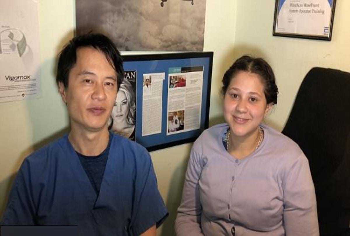 Doctor eyeball piercing on rare patient at new york