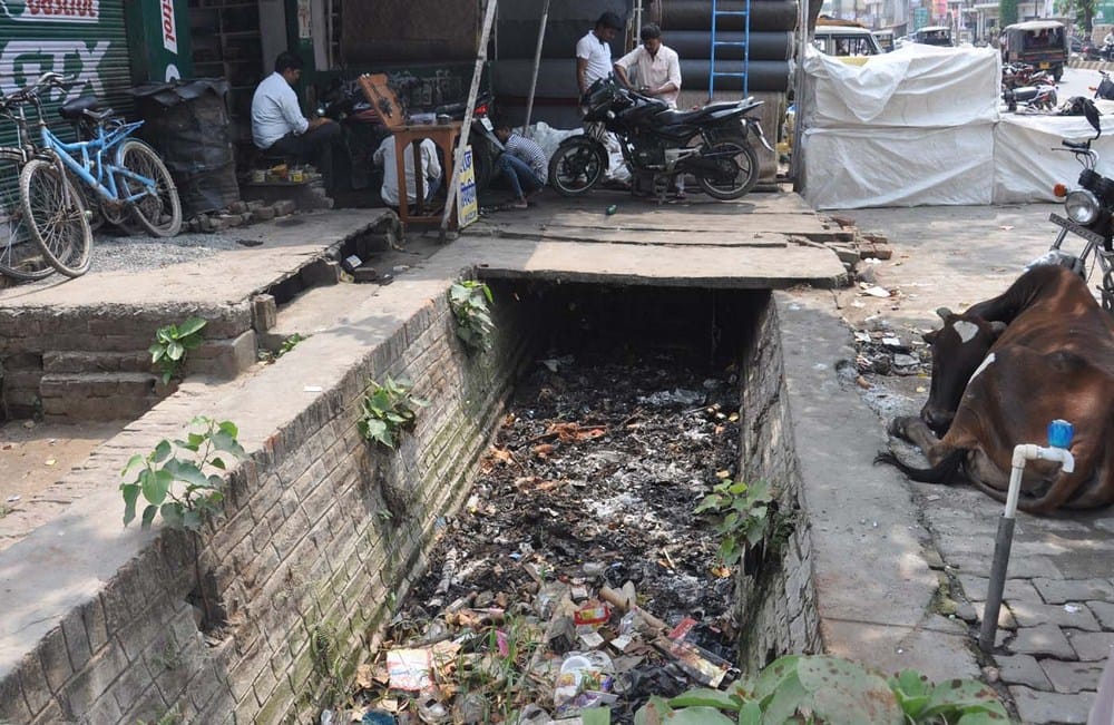 drains are jam