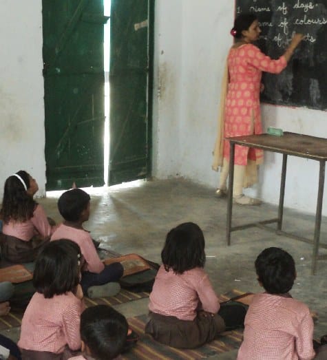 no facility in Govt English medium schools