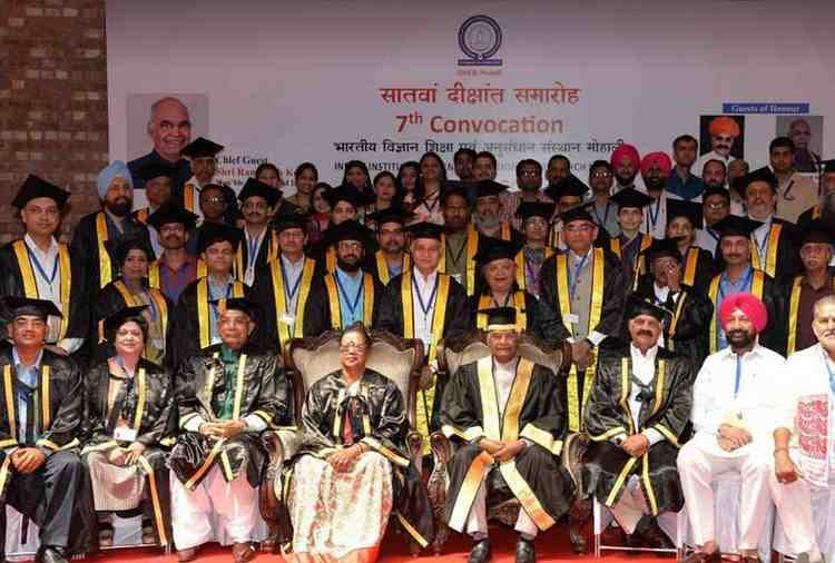 president ramnath kovind in iiser mohali 7th convocation