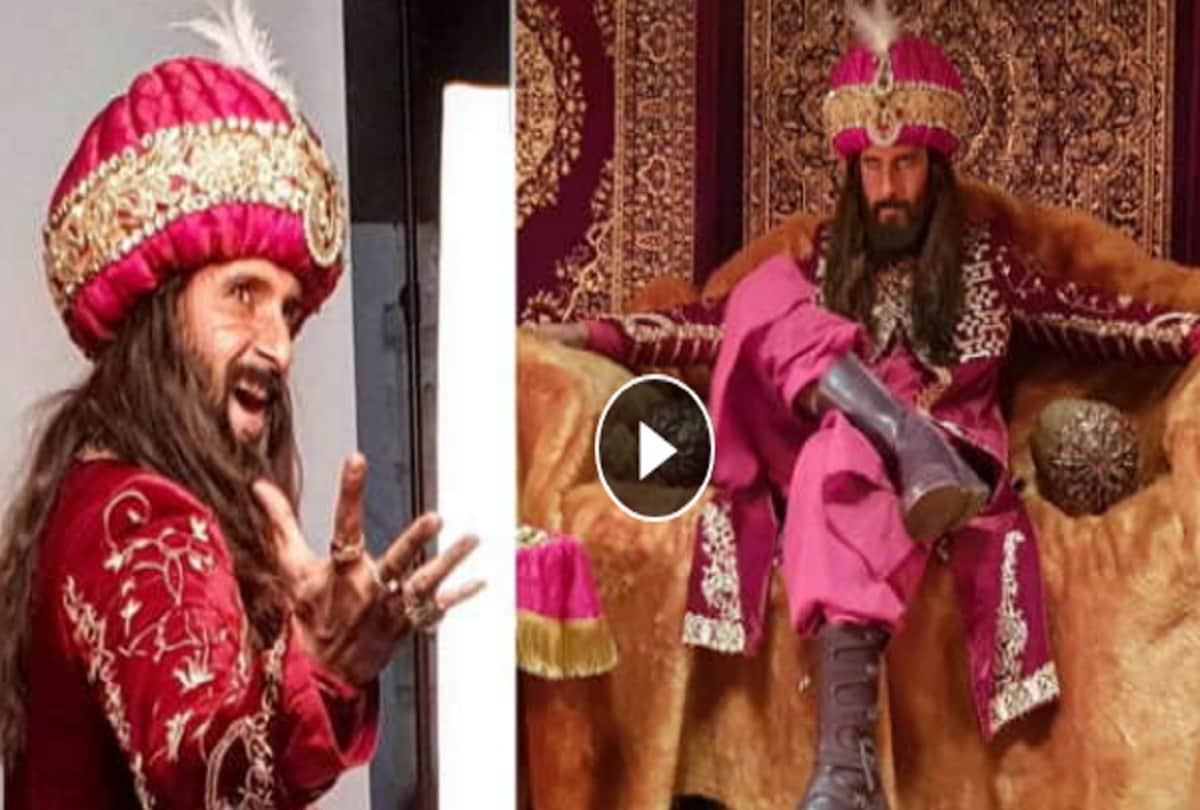 Tv actor ravi dubey ranveer singh alauddin khilji look goes viral