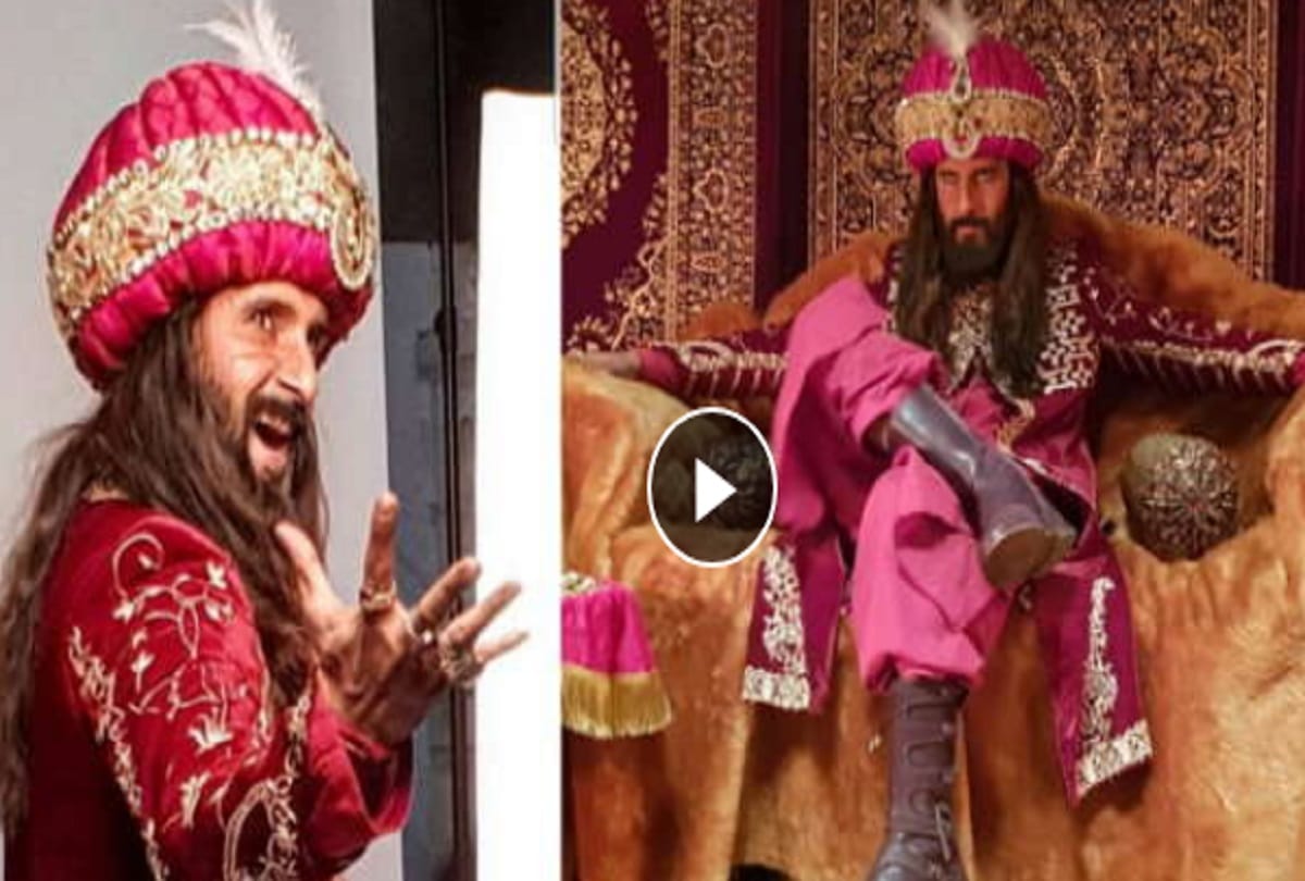 Tv actor ravi dubey ranveer singh alauddin khilji look goes viral