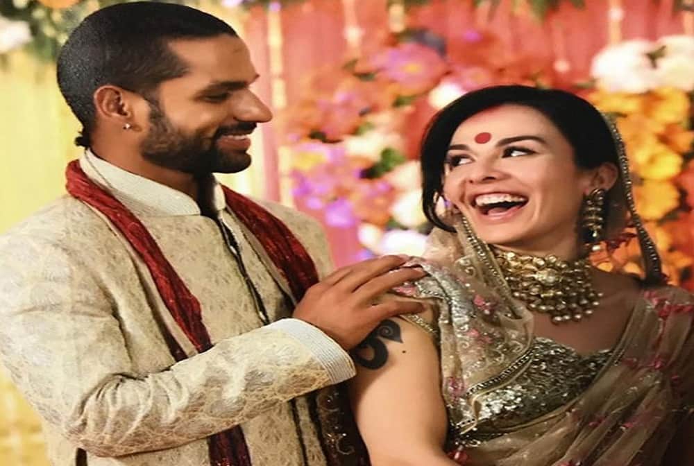 team india star batsman Shikhar Dhawan and his wife Ayesha are a soft-hearted couple in cricket 