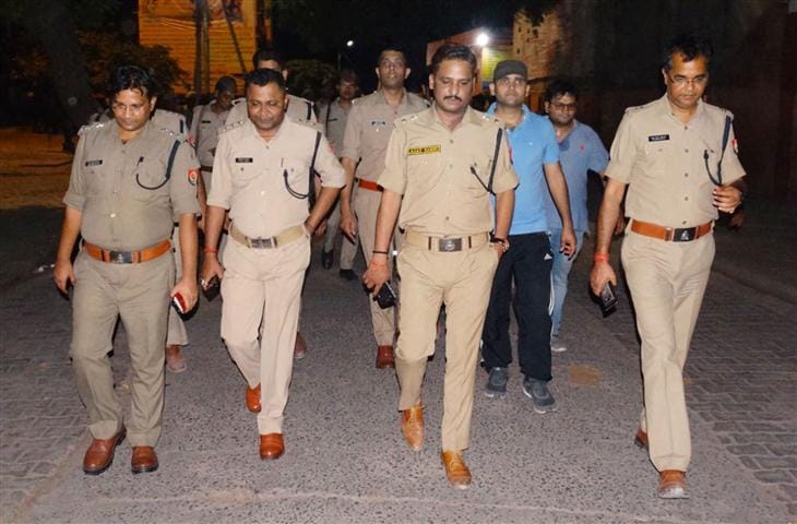 Three prized punk pile in encounter with police