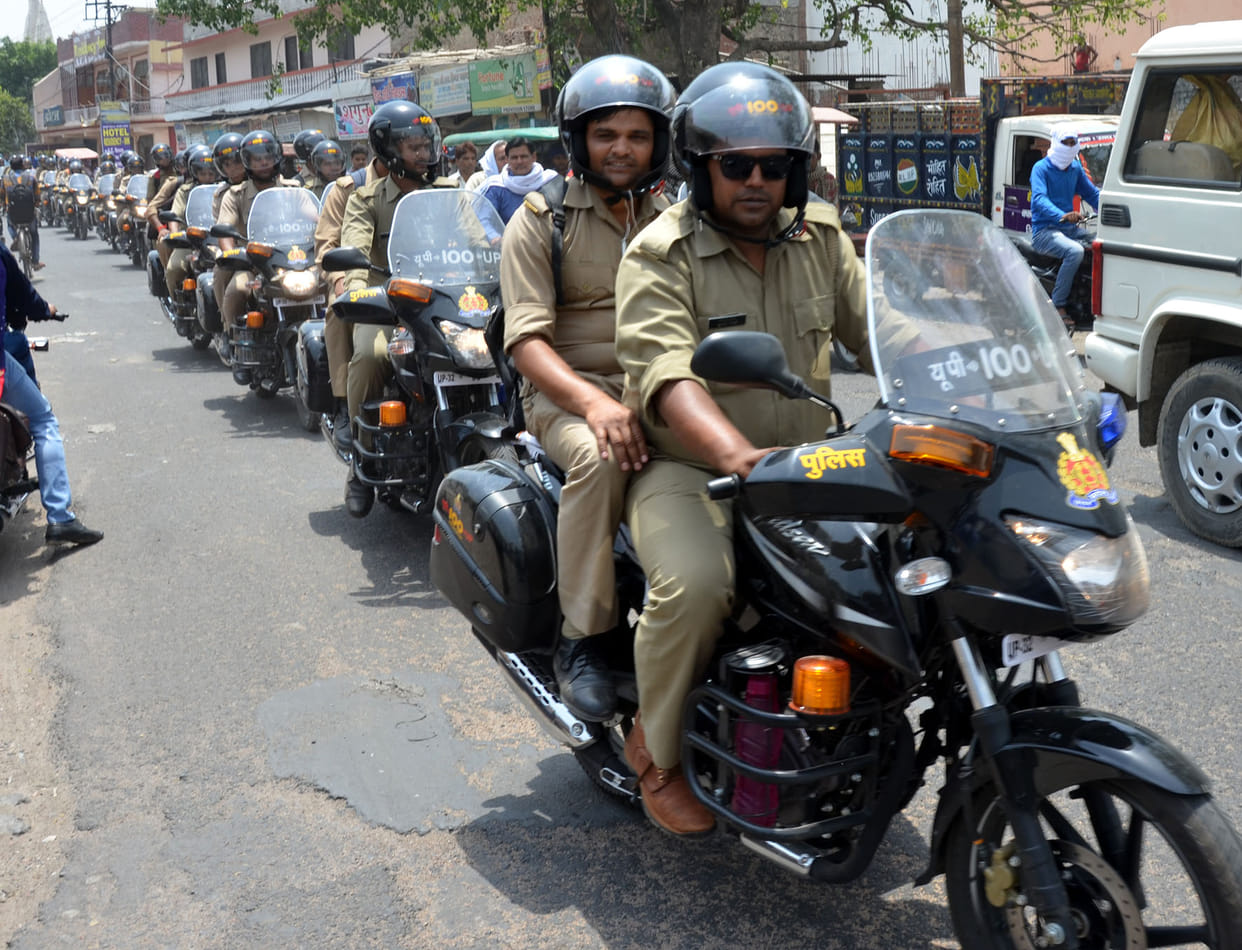 UP-100 bikes run in tight streets now