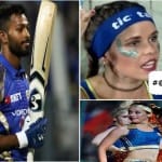 Mumbai Indians Cheerleader started spitting after dismissal of Hardik Pandya
