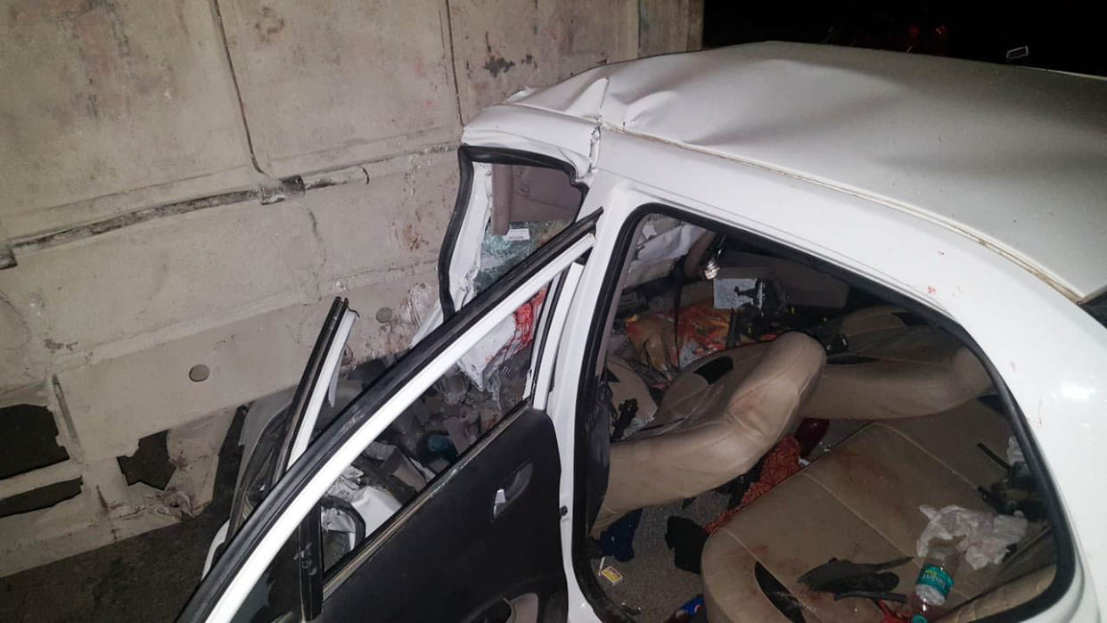Two killed, including bank manager in accident