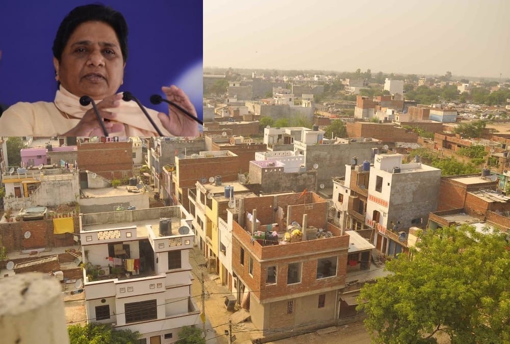 pics of mayawati and mulayam nagar of lucknow.