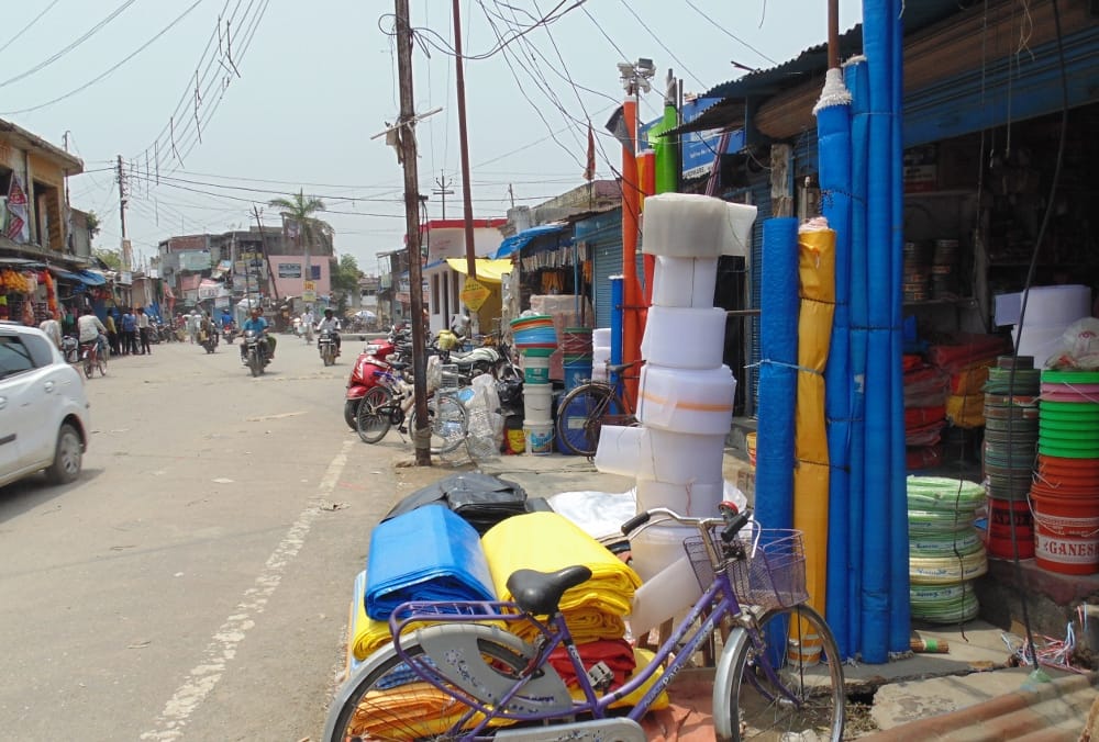 encroachment on roads , pupile in truble